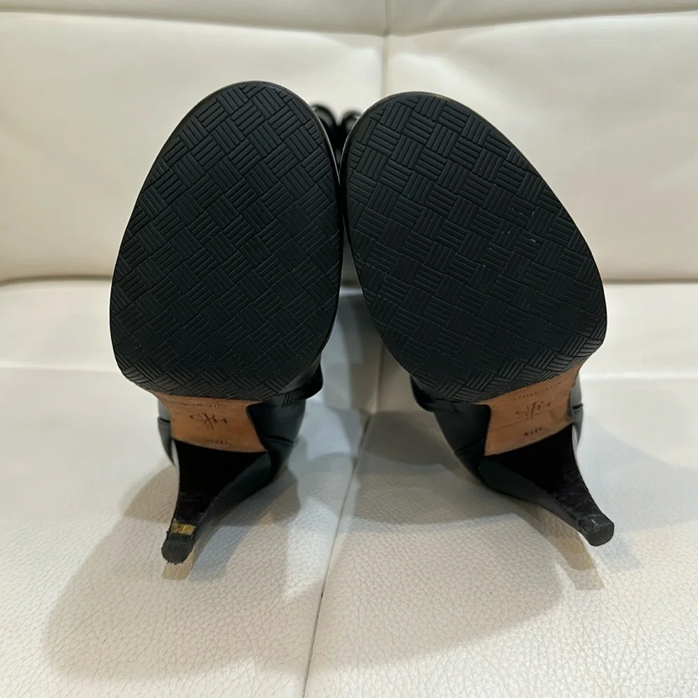 Cole Haan BLACK AIR JALISA TALL BOOT with Zip Closure in Size 4.5 В - Picture 16 of 17